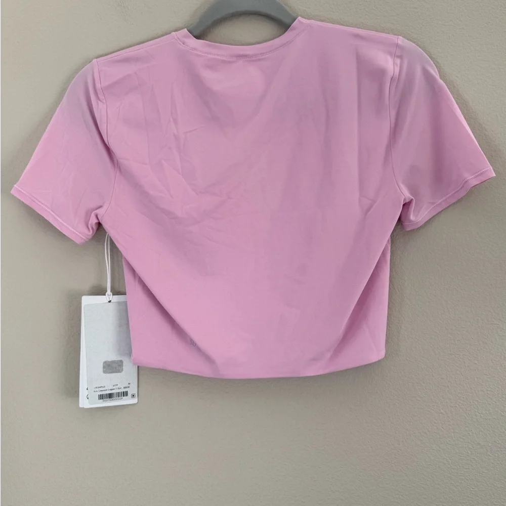 NEW - Lululemon - Wundermost Ultra-soft Nulu Crewneck T-Shirt - Vital Pink - Picture 8 of 14
